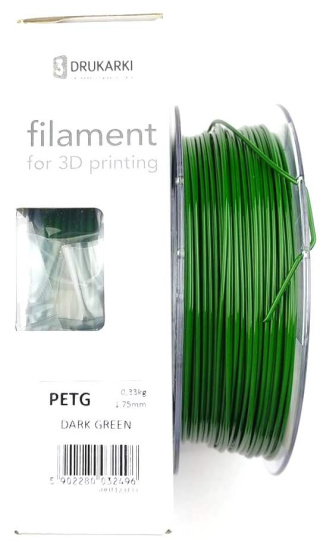 Filament Petg Dark Green Devil Design 0.33 kg