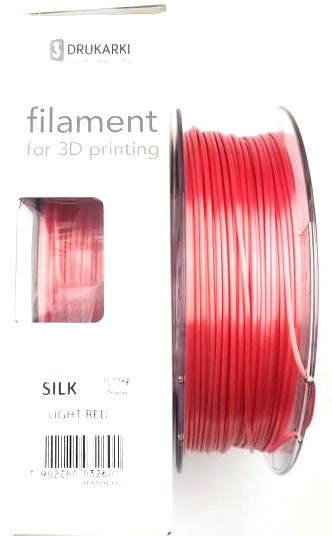 Filament SILK Light Red Devil Design 1.75 mm 0,33kg