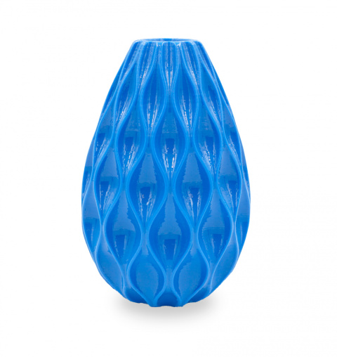 wazon wydrukowany z fibersmooht blue
