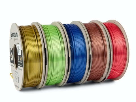 Filament 5pack Premium PLA Silk 5x0.25 kg zestaw filamentów