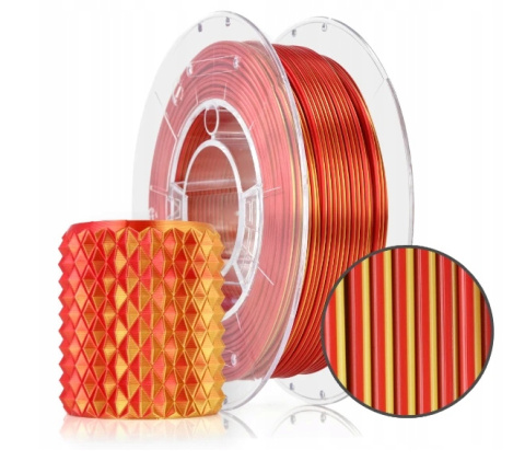 Filament Magic Silk Fire 300g Rosa3D Red/Gold