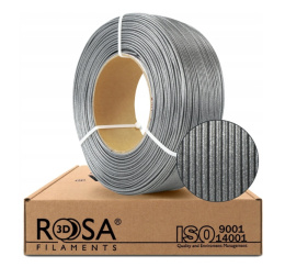 Rosa3D Refill PET-G Standard Glitter Brillant Silver 1kg